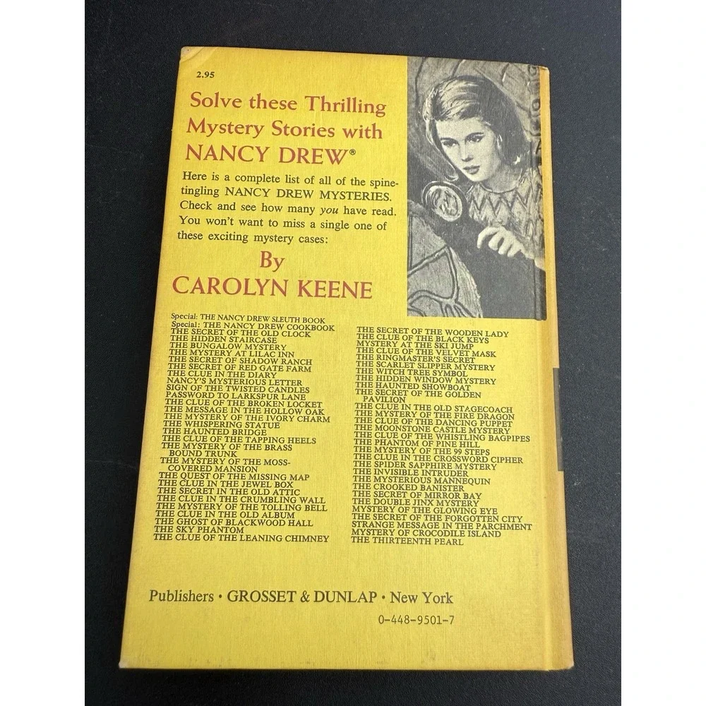 The Secret of the‎ Old Clock by Carolyn Keene (1959, Hardcover) Nancy Drew
